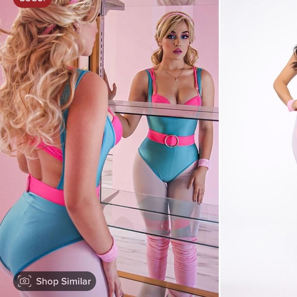 NWT - Workout Barbie Costume- I have two sizes XS/Small and Small/Medium đź’– - Picture 4 of 4